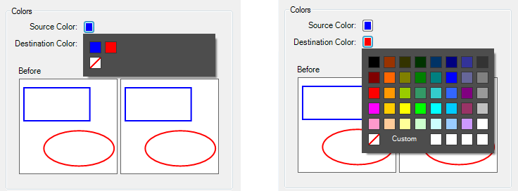 Changing the Color of Multiple Markups